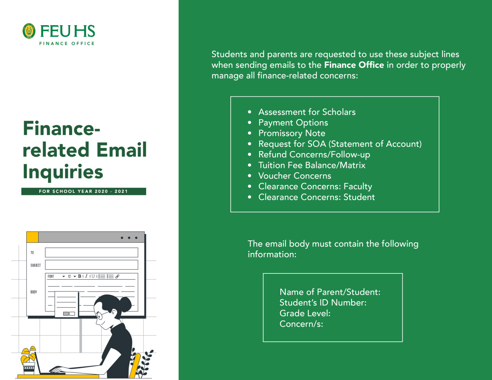 Payment Options - FEU High School